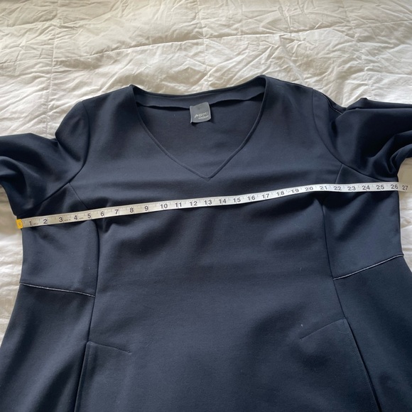 Persona by Marina Rinaldi Navy V-Neck Midi Dress XL - Picture 10 of 14